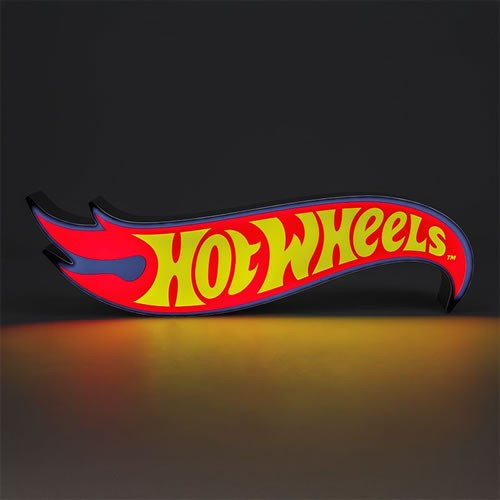 Paladone - Lights & Lamps - Hot Wheels - Shaped Logo Light - 6 Pack