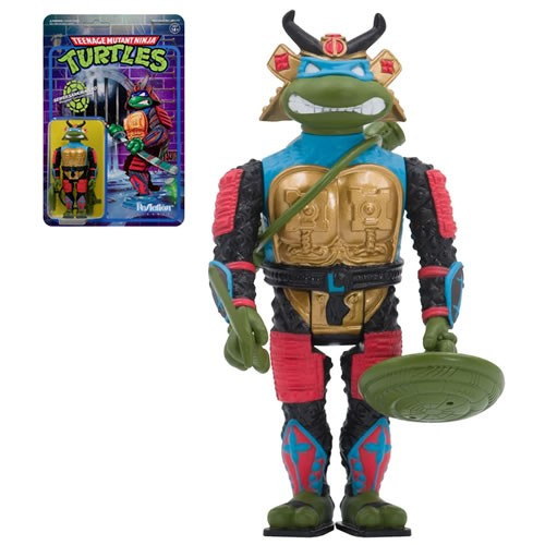 Super7 - Reaction Figures - TMNT - S03 - Samurai Leonardo - 6 Pack