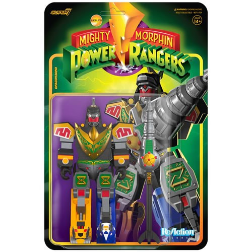 Super7 - Reaction Figures - Mighty Morphin Power Rangers - W03 - Dragonzord (Battle Mode) - 6 Pack