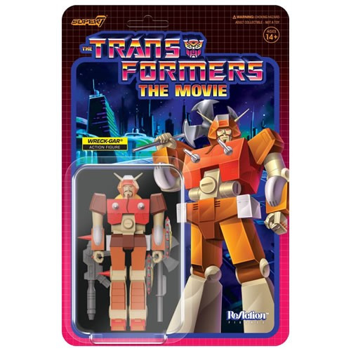 Super7 - Reaction Figures - Transformers - W06 - Wreck-Gar (G1) - 6 Pack