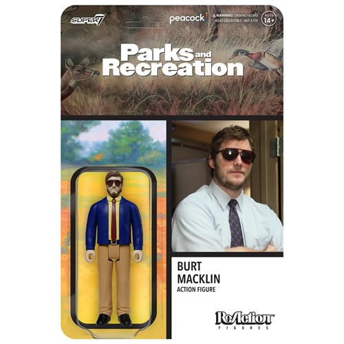 Super7 - Reaction Figures - Parks And Recreation - W01 - Andy Dwyer (Burt Macklin) - 6 Pack