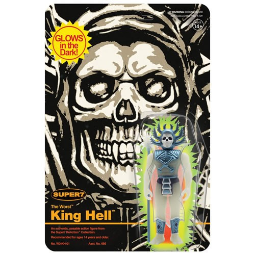 Super7 - Reaction Figures - The Worst - W03C - King Hell (Monster Glow) (SDCC 2022) - 6 Pack