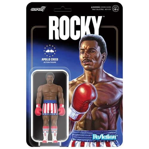 Super7 - Reaction Figures - Rocky - W02 - Apollo Creed (Boxing) - 6 Pack