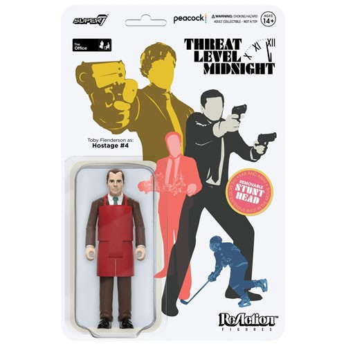 Super7 - Reaction Figures - The Office - W01 - Threat Level Midnight - Toby Flenderson As Hostage #4 - 6 Pack