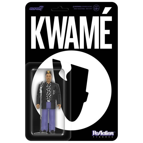 Super7 - Reaction Figures - Kwamé - Wave 01 - Kwamé (Black/White Polka Dot) - 6 Pack
