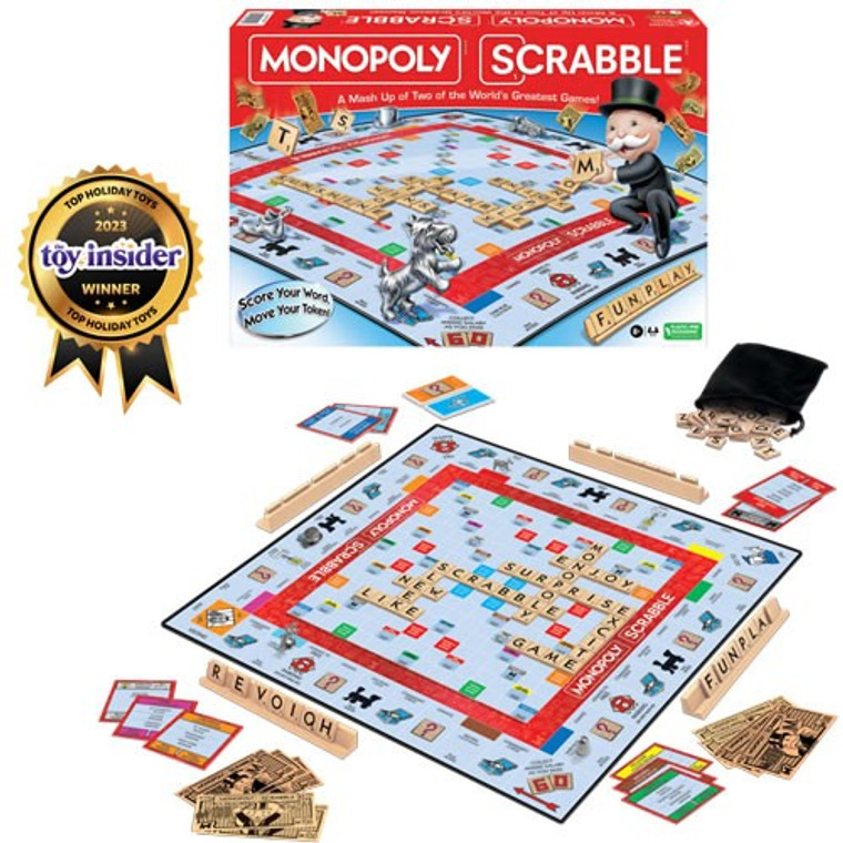 Winning Moves Games - Boardgames - Monopoly Scrabble - 6 Pack Winning Moves Games - Boardgames - Monopoly Scrabble - 6 Pack