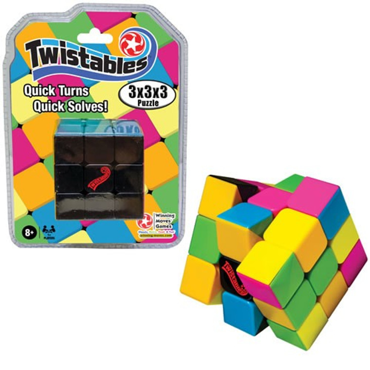 Winning Moves Games - Games - Twistables - 3 x 3 x 3 Puzzle - 6 Pack Winning Moves Games - Games - Twistables - 3 x 3 x 3 Puzzle - 6 Pack