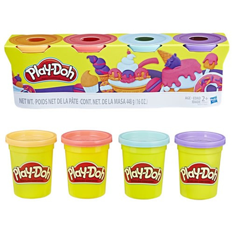 Hasbro Inc - Play-Doh - Sweet Colors 4-Pack - AX01 - 8 Pack Hasbro Inc - Play-Doh - Sweet Colors 4-Pack - AX01 - 8 Pack