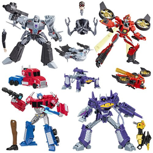 Hasbro Inc - Transformers EarthSpark Figures - Deluxe Class - Figure Assortment - 5L01 - 8 Pack