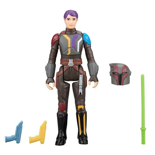 Hasbro Inc - Star Wars Figures - 3.75 Retro Collection - Ahsoka - Sabine Wren - 5X22 - 8 Pack