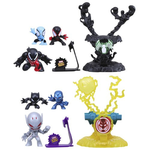 Hasbro Inc - Marvel’s Stunt Squad Playsets - Villain Knockdown Assortment - 5L00 - 8 Pack