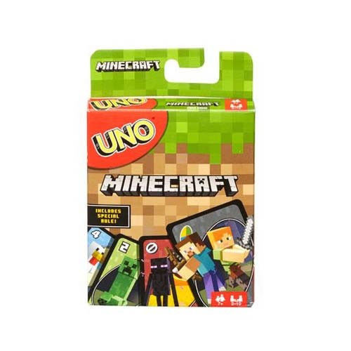 Mattel - Card Games - UNO - Minecraft - 8 Pack