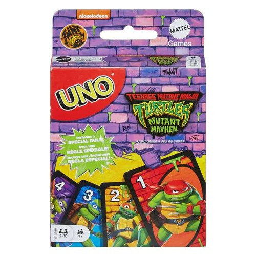 Mattel - Card Games - UNO - TMNT: Mutant Mayhem - 8 Pack