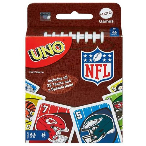Mattel - Card Games - UNO - NFL - 8 Pack