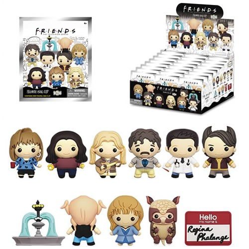 Monogram International - 3D Foam Collectible Bag Clips - Friends - S02 - 24pc Blind Bag Display - 24 Pack