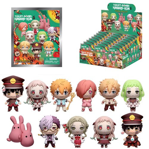 Monogram International - 3D Foam Collectible Bag Clips - Toilet-Bound Hanako-Kun - S01 - 24pc Blind Bag Display - 24 Pack
