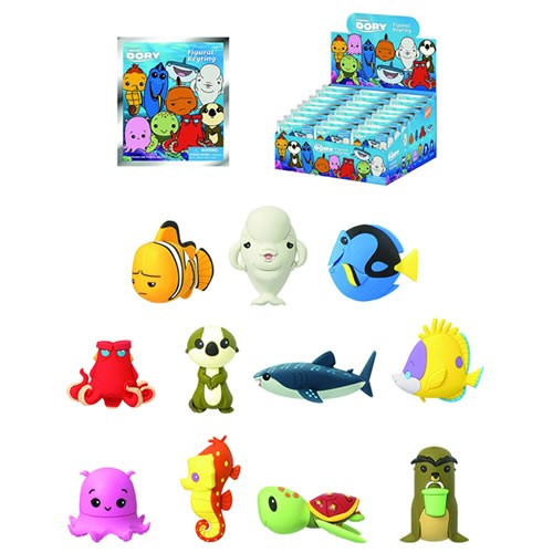 Monogram International - 3D Foam Collectible Bag Clips - Disney / Pixar - Finding Dory - 24pc Blind Bag Display - 24 Pack
