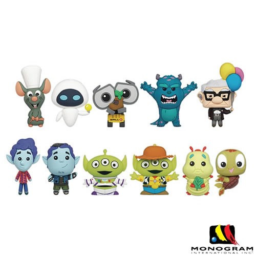 Monogram International - 3D Foam Collectible Bag Clips - Disney - Pixar 25th Anniversary - 24pc Blind Bag Display - 24 Pack
