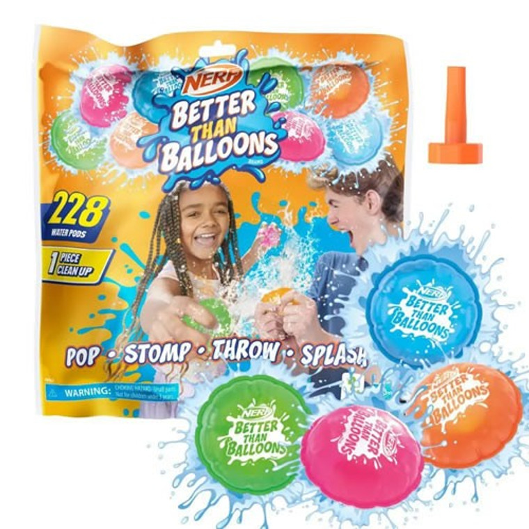 Hasbro Inc - Nerf Better Than Balloons - 228 Water Pods Display - US20 - 7 Pack