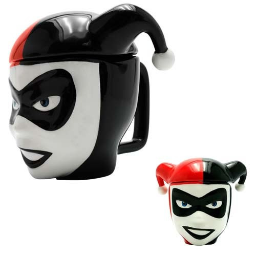 Abysse America - Drinkware - DC - Harley Quinn 3D Mug - 4 Pack