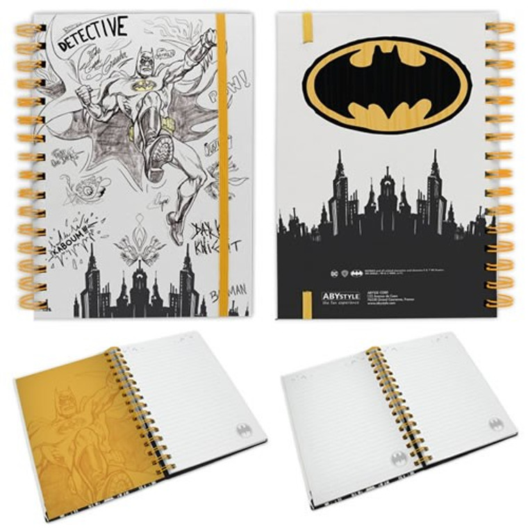 Abysse America - Stationery - DC Comics - Graphic Batman Notebook - 4 Pack