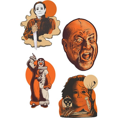 Trick Or Treat Studios - Wall Decors - Halloween 4: The Return Of Michael Myers - S01 - Decor Collection - 5 Pack