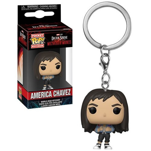 Funko - Pocket Pop! Keychains - Marvel - Doctor Strange In The Multiverse Of Madness - America Chavez - 6 Pack