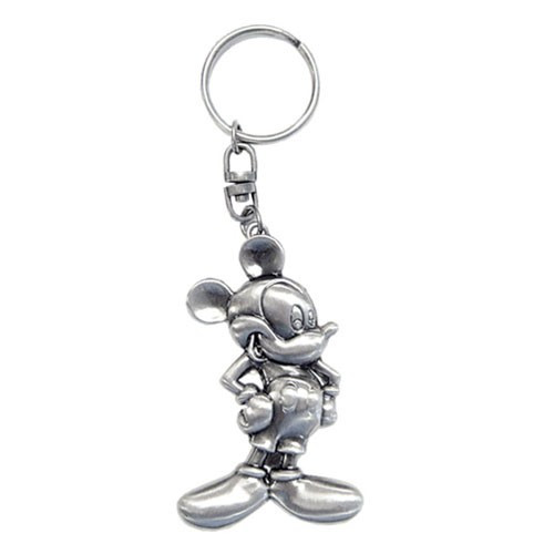 Monogram International - Keychains - Disney - Pewter Mickey Mouse - 6 Pack