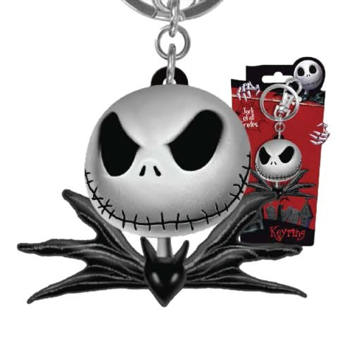 Monogram International - Nightmare Before Christmas Keychains - Pewter Jack - 6 Pack