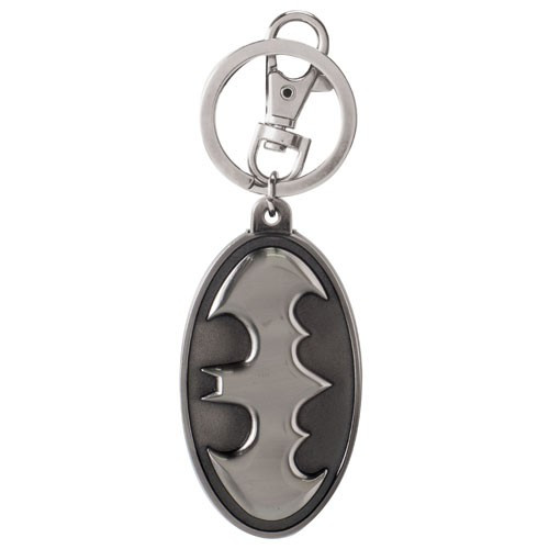 Monogram International - Keychains - DC Comic's - Pewter Batman Logo - 6 Pack