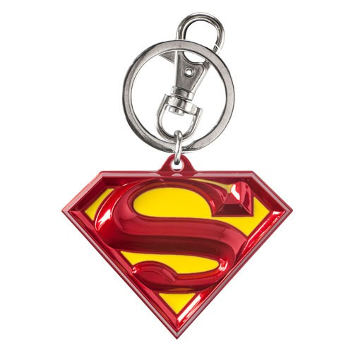 Monogram International - Keychains - DC Comic's - Pewter Superman Logo - Colored - 6 Pack