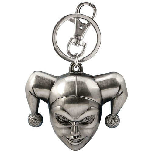Monogram International - Keychains - DC Comic's - Pewter Harley Quinn Head - 6 Pack