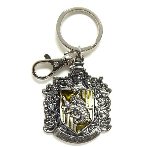 Monogram International - Keychains - Harry Potter - Pewter Hufflepuff Logo - 6 Pack