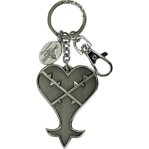 Monogram International - Keychains - Disney - Kingdom Hearts - Pewter Heartless Logo - 6 Pack