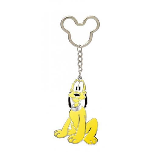 Monogram International - Keychains - Disney - Pewter Pluto - Colored - 6 Pack