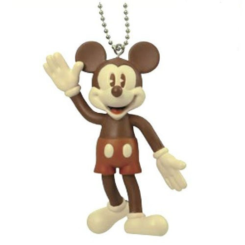Monogram International - Keychains - Disney - Bendable Mickey (Brown) - 6 Pack