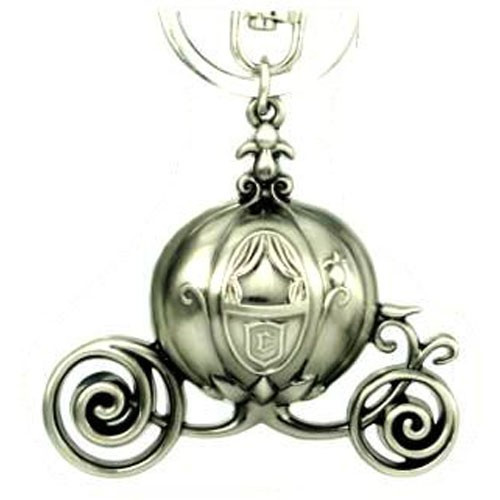 Monogram International - Keychains - Disney - Cinderella Carraige Pewter Key Ring - 6 Pack