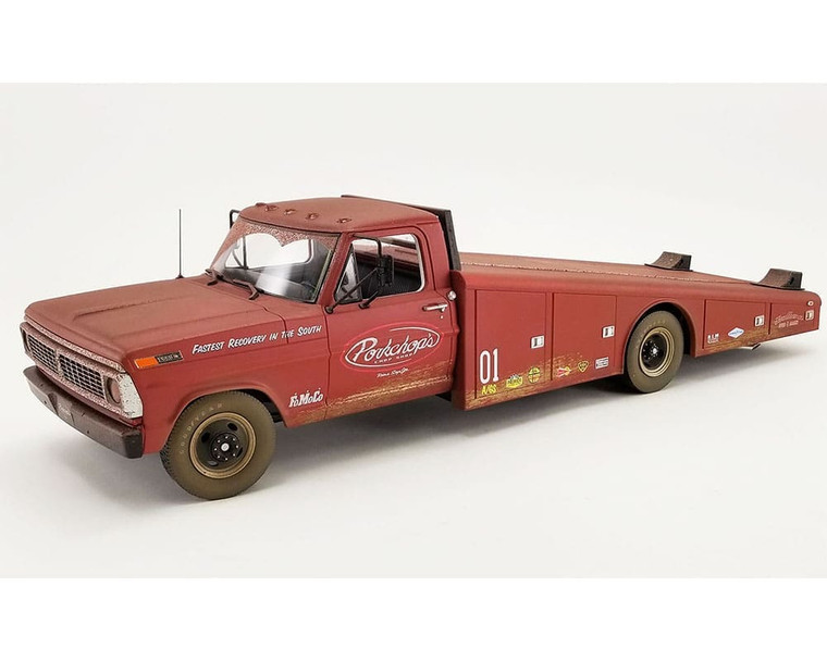 Acme 1:18 1970 Ford F-350 Ramp Truck Porkchops Chop Shop- Diecast