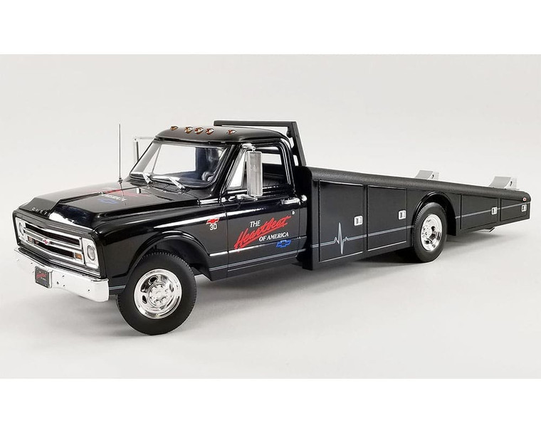 Acme 1:18 1967 Chevrolet C-30 Ramp Truck (black) The Heartbeat Of America Limited To 512 Pieces- Diecast