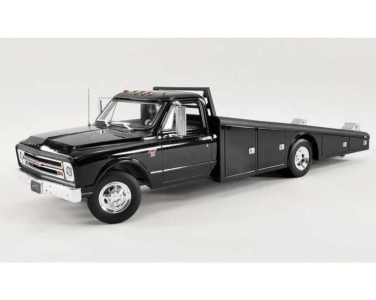 Acme 1:18 1967 Chevrolet C-30 Ramp Truck Black Custom Limited To 476 Pieces- Diecast