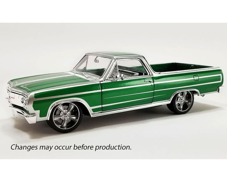 Acme 1:18 1965 Chevrolet El Camino Calypso Green Southern Kings Customs Limited 1 Of 210- Diecast