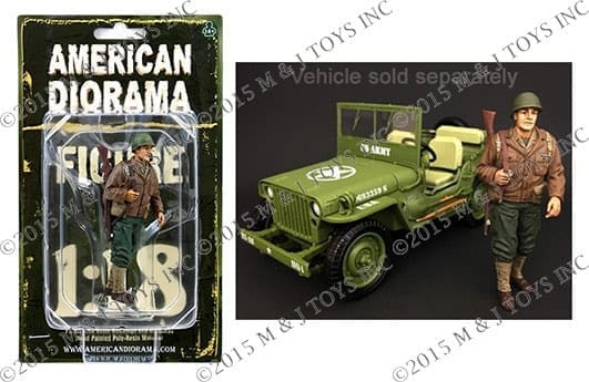 American Diorama 1:18 Wwii Usa Soldier I- Diecast