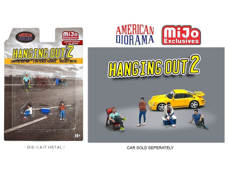 American Diorama 1:64 Hanging Out 2 Mijo Exclusives Limited Edition 3,600- Diecast