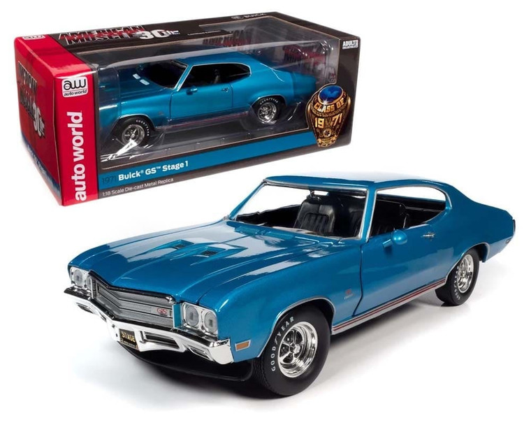 Auto World 1:18 1971 Buick Grand Sport Stage 1 Class Of 1971 American Muscle 30th Anniversary- Diecast