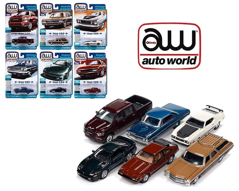 Auto World 1:64 Premium 2023 Release 4 Version B Set- Diecast