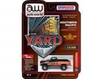Auto World 1:64 The Yard Series 1 #3 1973 Chevrolet C10 Southern Pacific Railroad Support Vehicle (black/orange) 1 Stop Limiteds 1 Of 2,496- Diecast