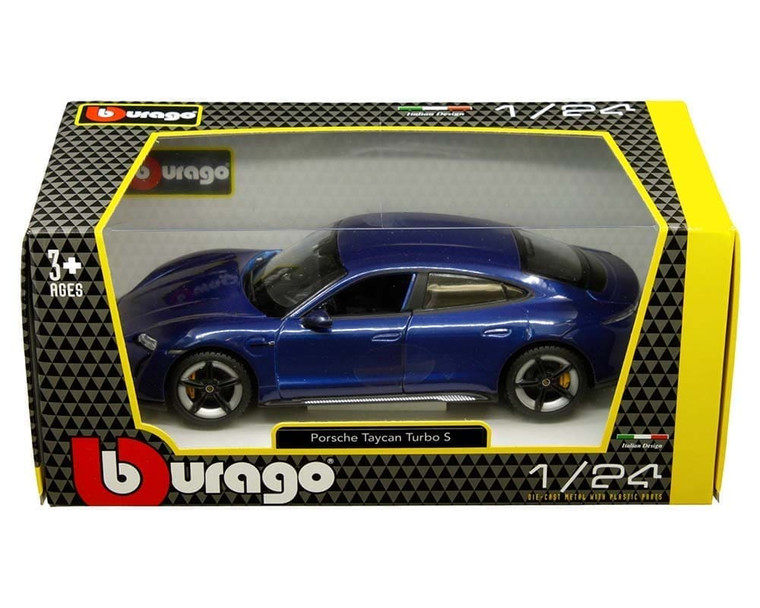 Bburago 1:24 Porsche Taycan Turbo S Plus- Diecast