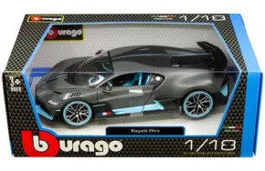 Bburago 1:18 Bugatti Divo (matte Grey)- Diecast