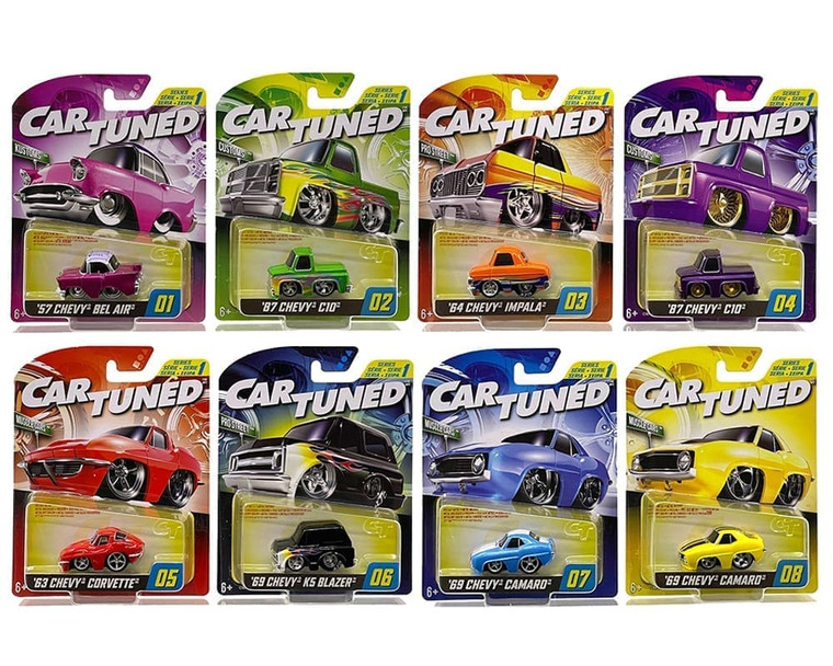 Cartuned 1:64 Series 1 Hobby Assortment 2024 Sidekick Display- Diecast