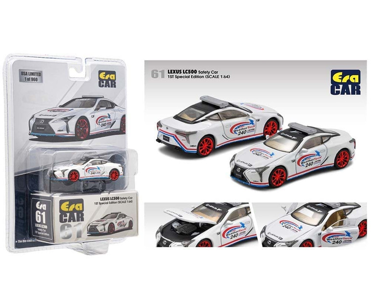 Era Car 1:64 Mijo Exclusive Lexus Lc500 Safety Car Limited 960 Pcs- Diecast
